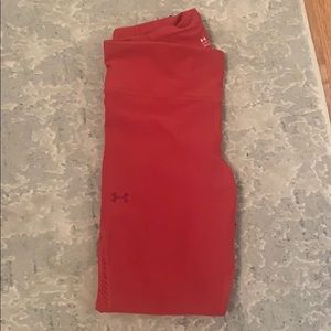Pink under armour leggings